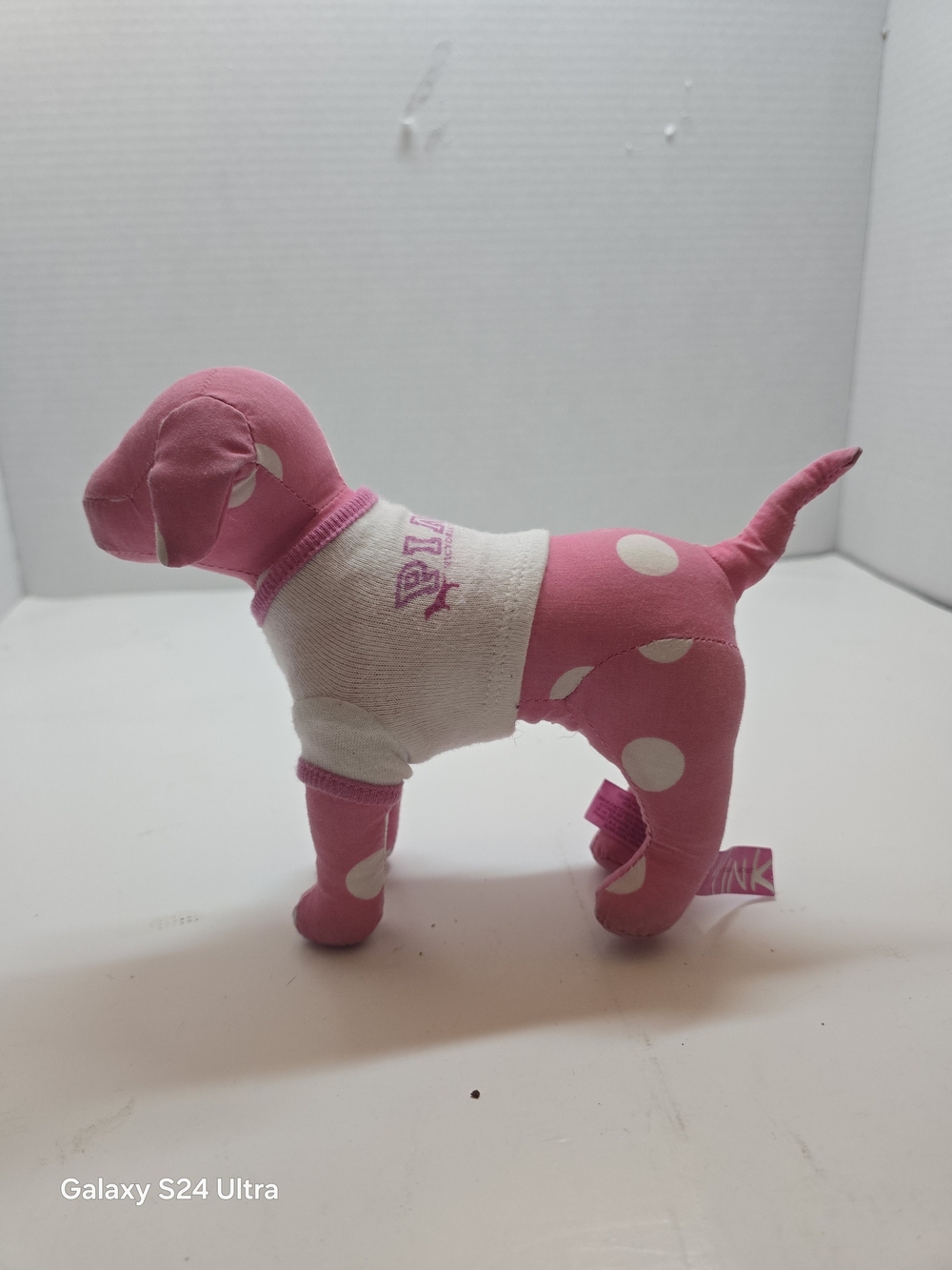 Pink Polka Dot Plush Dog Toy - PINK Victoria's Secret Brand